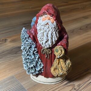 Vintage 90’s June McKenna "Good Tidings" Santa Claus figurine
